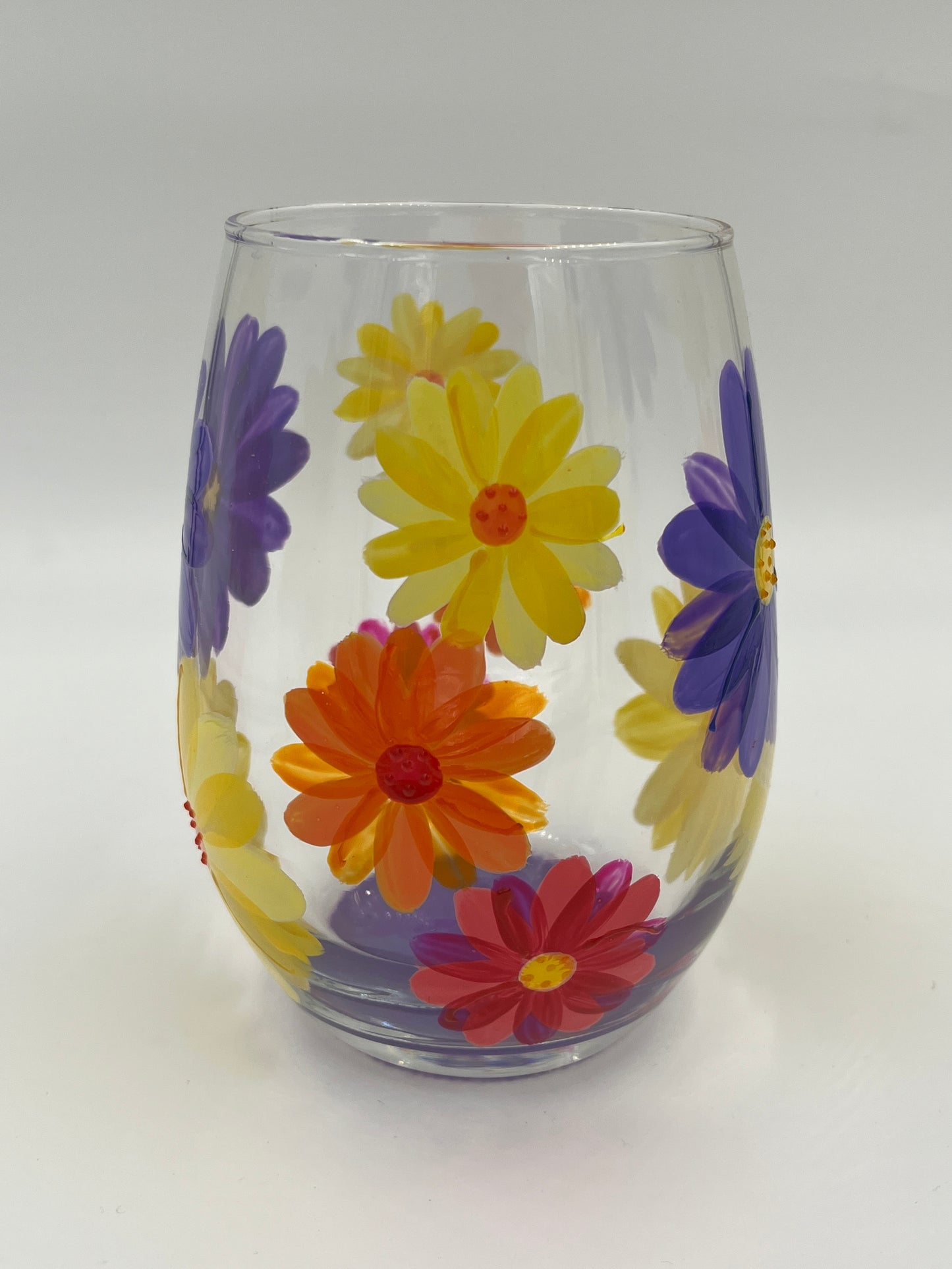 Daisy Wine Glasses